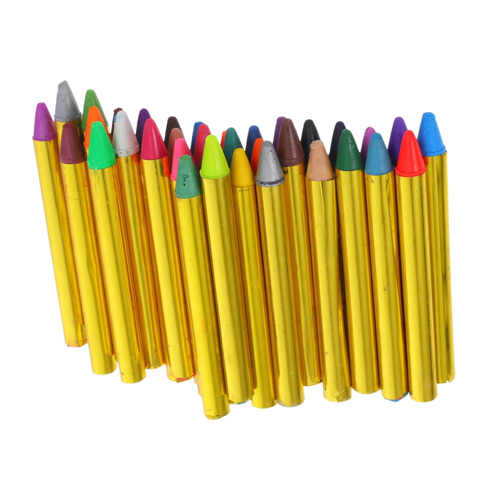HOMSFOU 36 Colors Face Paint Crayons Safe Body Painting Makeup for Easy to Apply Remove for Parties Festivals and Creative Art Projects Vibrant Colors