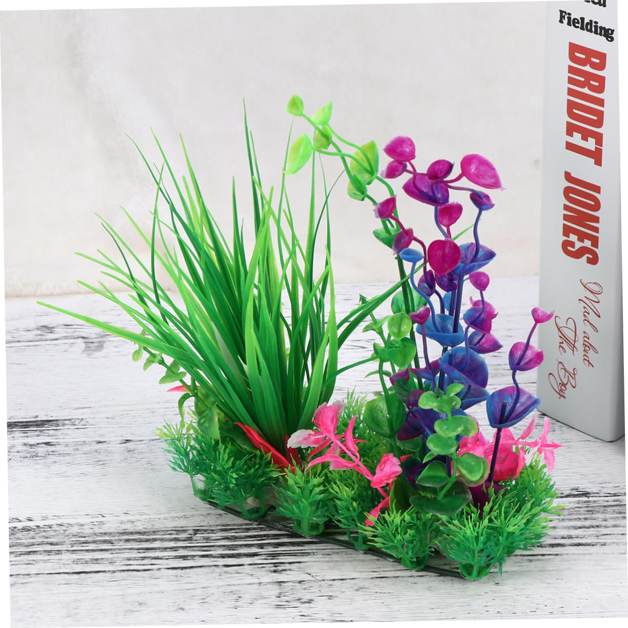 DOITOOL 3 Piezas Plantas de pecera Plantas Falsas Decoraciones de peceras para pecera decoración Artificiales de Acuario Algas Marinas Decorar Flores Falsas