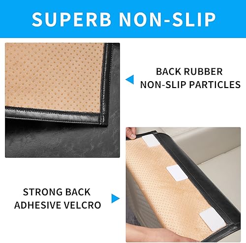 Miniatura 4 de Hittun 2 fundas protectoras para reposacabezas reclinable, impermeables, antideslizantes, para sillón reclinable, fundas para reposacabezas de sofá