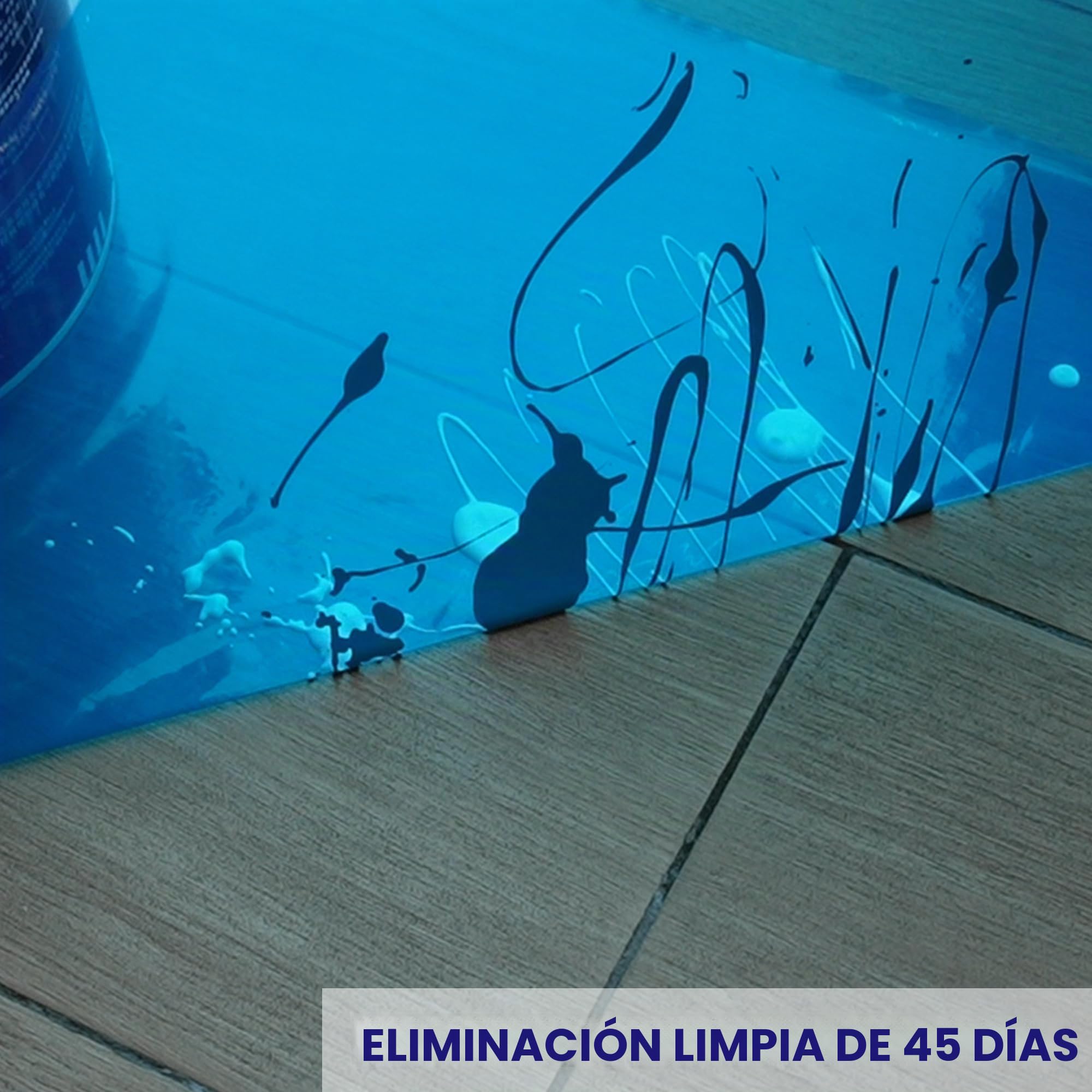 TAPEBEAR Película Protectora para Suelos 60cm x 60m, Protector de Suelo Autoadhesivo, Cubre Suelos Remoción Limpia 37㎡, Protección para Pintura y Reformas