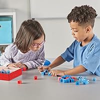 Vista 2 de hand2mind Varillas de lectura Alfabeto y conciencia fonémica, Actividades de construcción de palabras, Bloques de letras, Palabras CVC para jardín