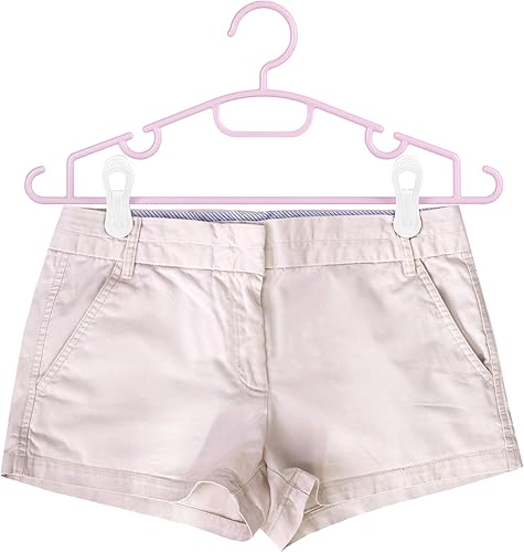 Miniatura 6 de Tinfol Clips de plástico blanco para colgar, paquete de 24 clips para colgar  Pinzas de dedo de agarre fuerte para perchas de ropa de plástico,