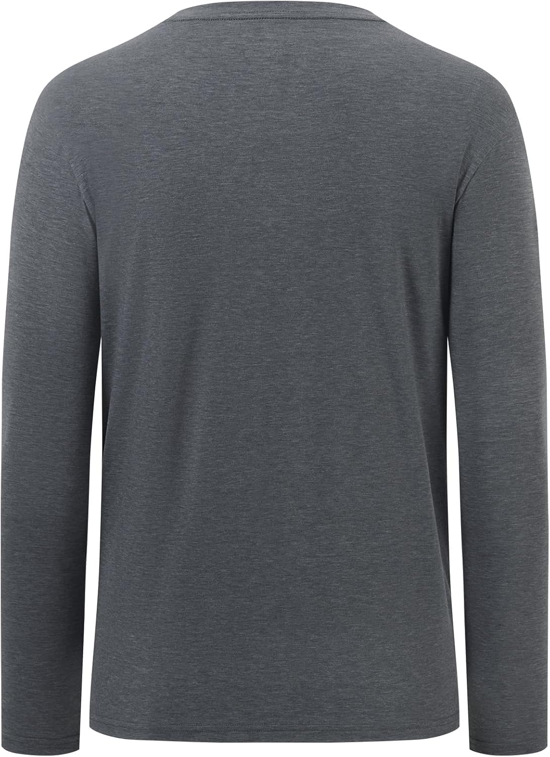 BASSDASH Men's Ultra Soft Cotton Blend UPF 50+ Long Sleeve Fishing Shirt UV Sun Protection Casual Performance Tee - Image 2