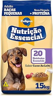 Ração Pedigree Nutrição Essencial Carne Ao Leite Para Cães Adultos 15kg