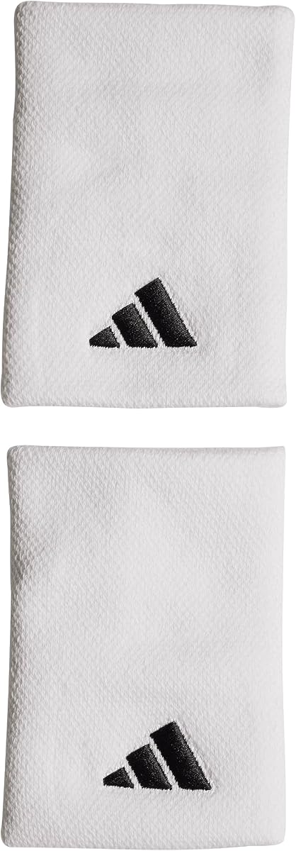 Large Tennis Wristband Moisture-Wicking Sweatband Athletic Performance Comfort Wrist Support Pair