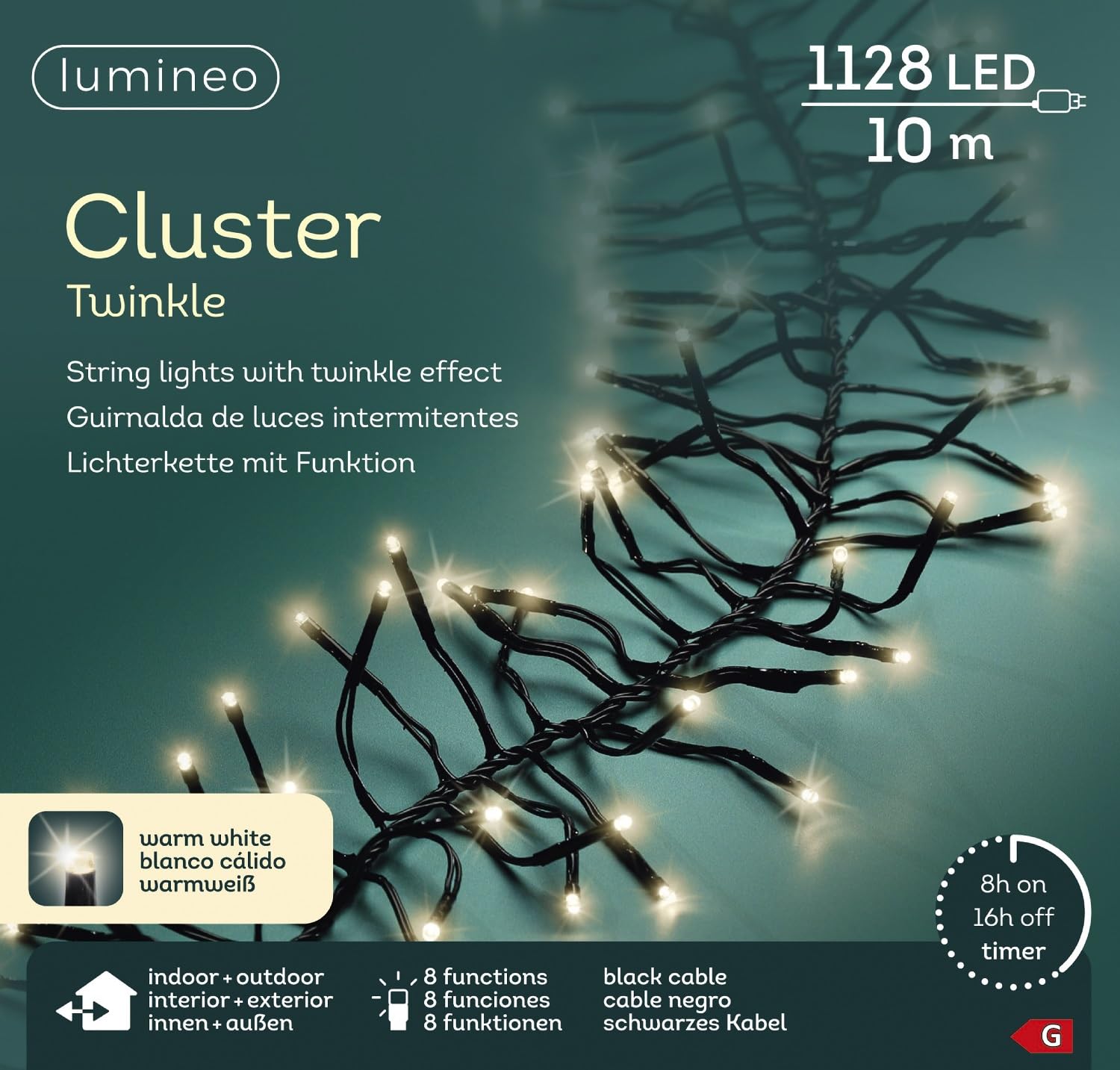 Kaemingk, Minilucciole LED Multifunzione, Uso Esterno