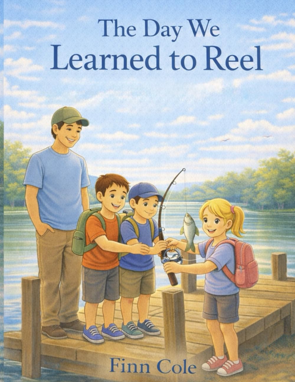 The Day We Learned to Reel (Tied Together by Dad)