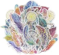 Vista 9 de allydrew Calcomanías decorativas para álbumes de recortes, Washi, manualidades para papelería, diario, fabricación de tarjetas (60 piezas)