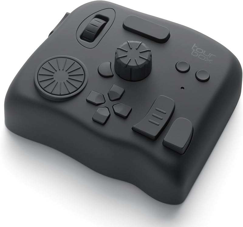 TOUR BOX Elite Bluetooth Szerkesztő Kontroller Fotó Videó Grafika Makró Billentyűzet