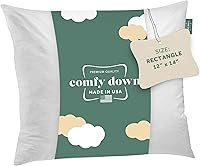 Vista 1 de ComfyDown 95 % plumón, 5 % plumón, 12 x 14 pulgadas, relleno de funda de almohada decorativa, hecho en Estados Unidos