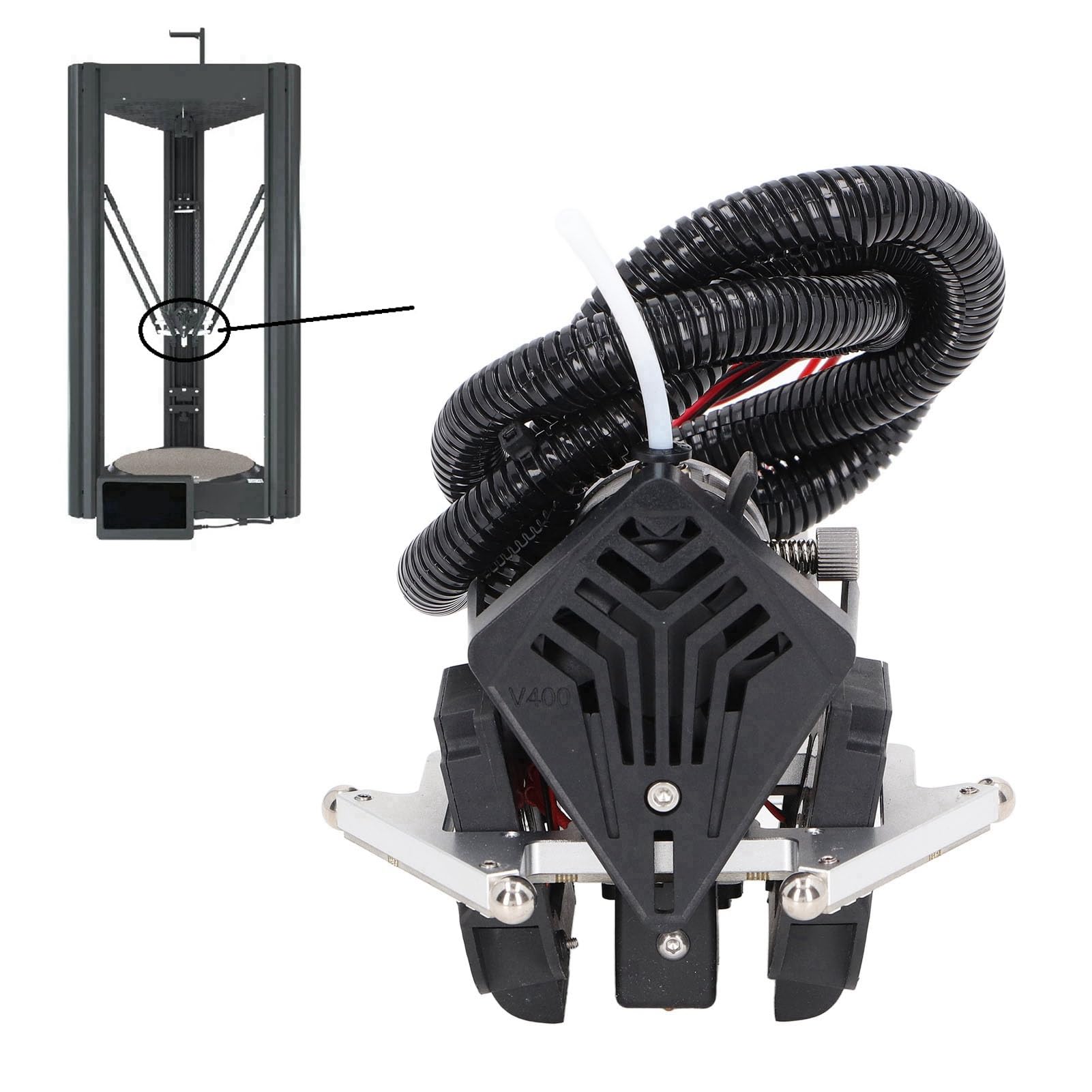 Kurzstrecken-Extruder, Direktantriebsextruder, Automatischer Nivellierungsextruder, 3D-Drucker-Extruder mit 3D-Drucker-Ersatzteil für V400, Automatischer