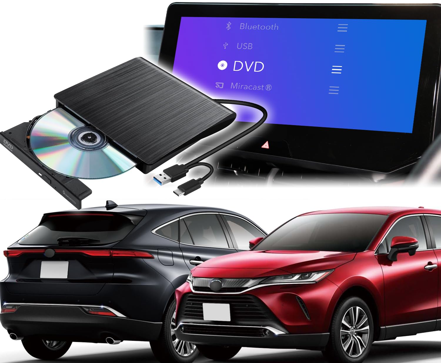 Amazon | 【ハリアー80系適用】 OMEGATECH【国内正規品】 車載DVD