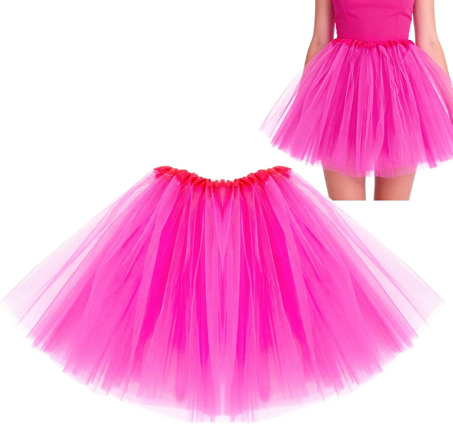 Tutu Skirt Costume Set - Tutu Costume Skirt, Tulle Dress Up for Party