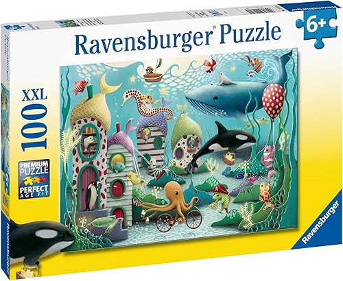 Miniatura 10 de Ravensburger Underwater Wonders - Rompecabezas de 100 piezas para niños, 12972, cada pieza es única, las piezas encajan perfectamente