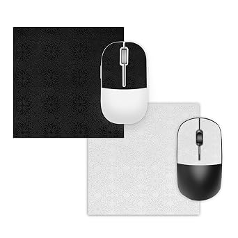 SYNTHORA DIY Adhesive Universal Gaming Mouse Grip Tape, Anti Slip Sweat Resistant Pre-Cut Mouse Grip Pads, Diamond Texture, Mouse Control Upgrade for PC Gaming Mice 2 Pcs