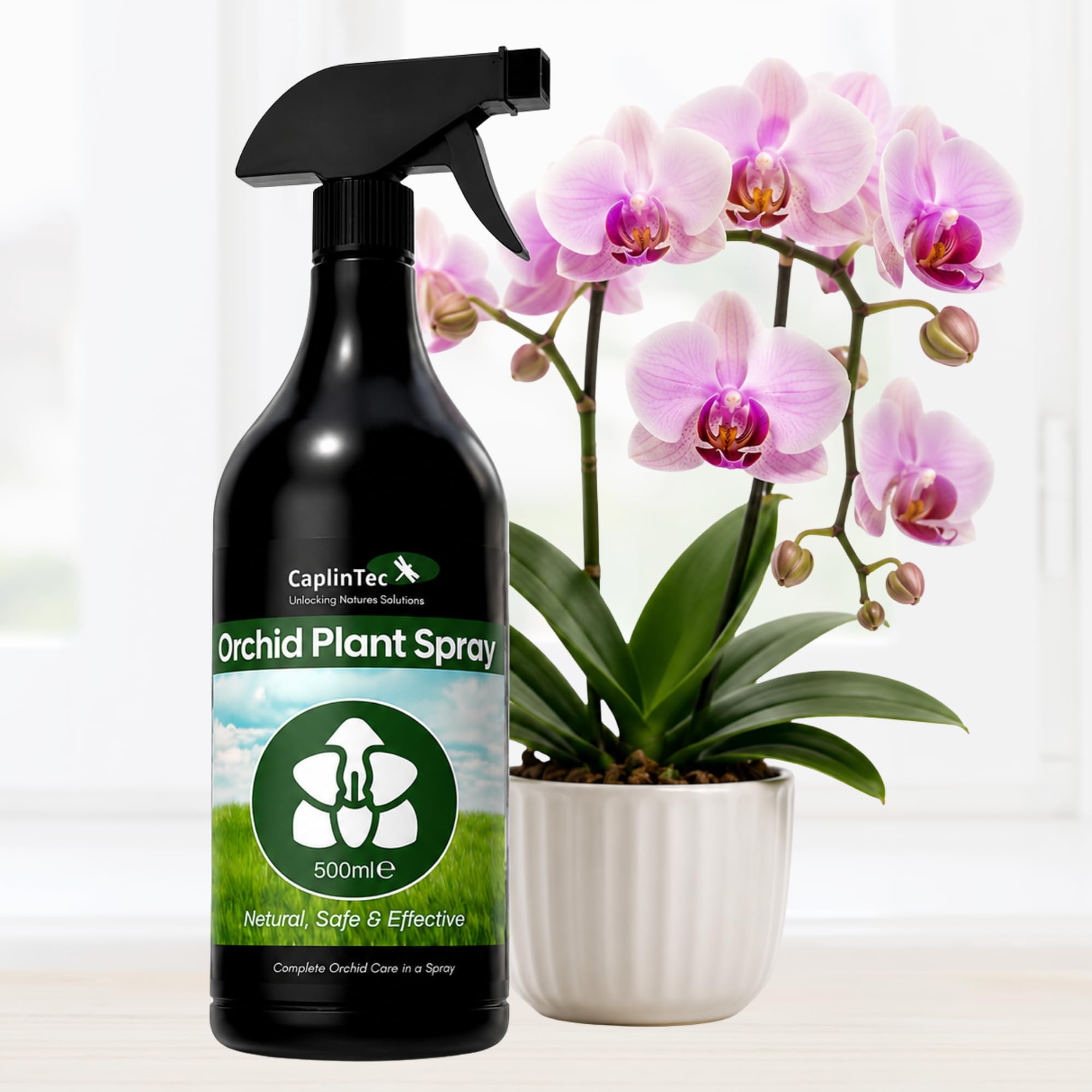 CaplinTec Orchid Plant Food Spray - Orchid Mist Fertiliser, 500ml