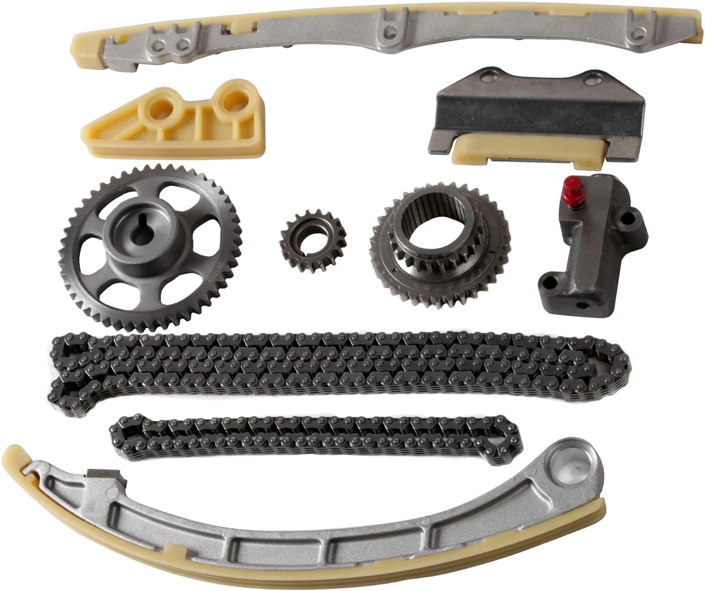 TK4033 Timing Chain Kit fit 2002-2005 for Honda Civic Si 2.0L, 2002-2004 for Honda Civic SiR 2.0L, 2002-2006 for Acura RSX 2.0L 1998CC 122CU. IN. L4 DOHC, Eng Code-K20A3