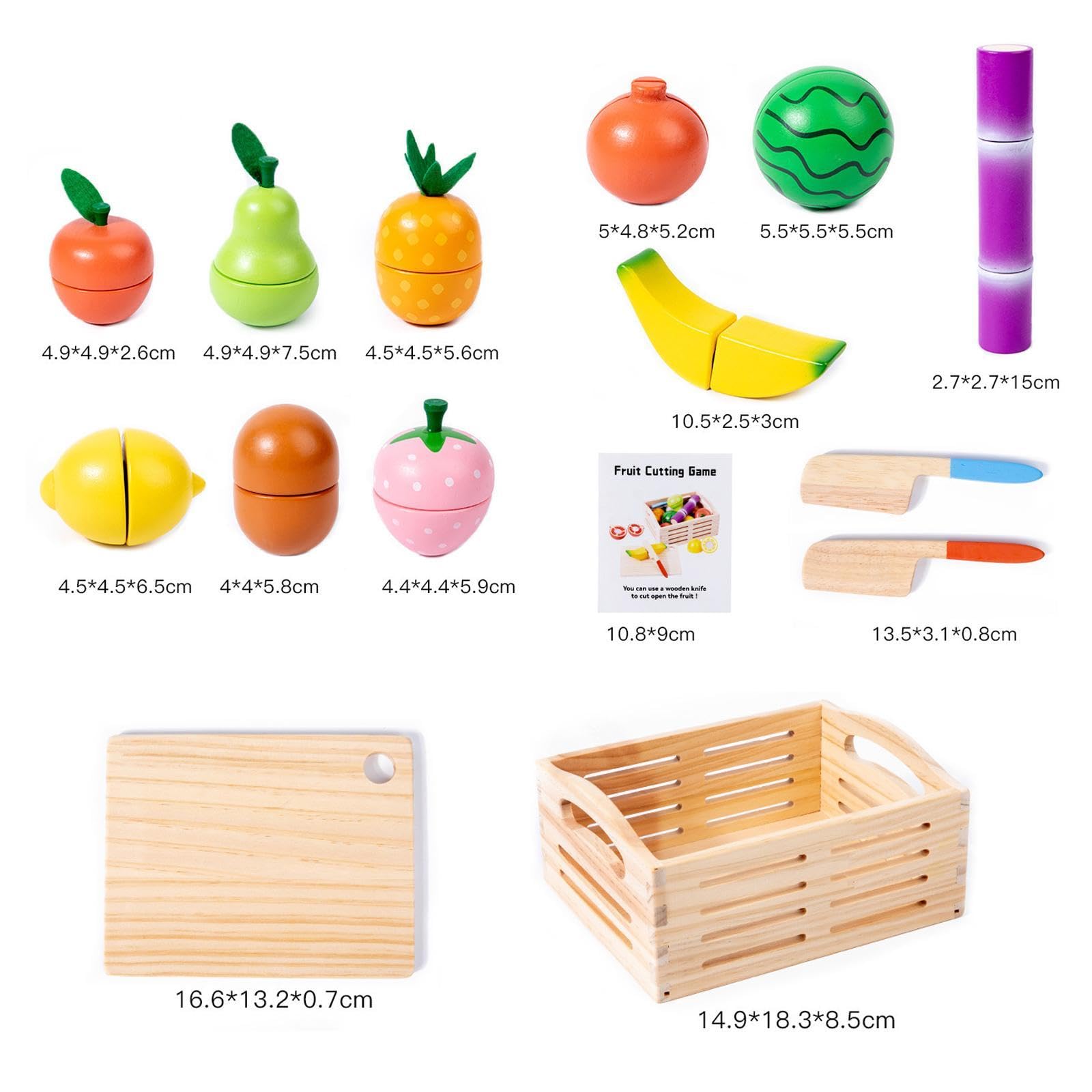Taglia Frutta In Legno Giocattolo Educativo