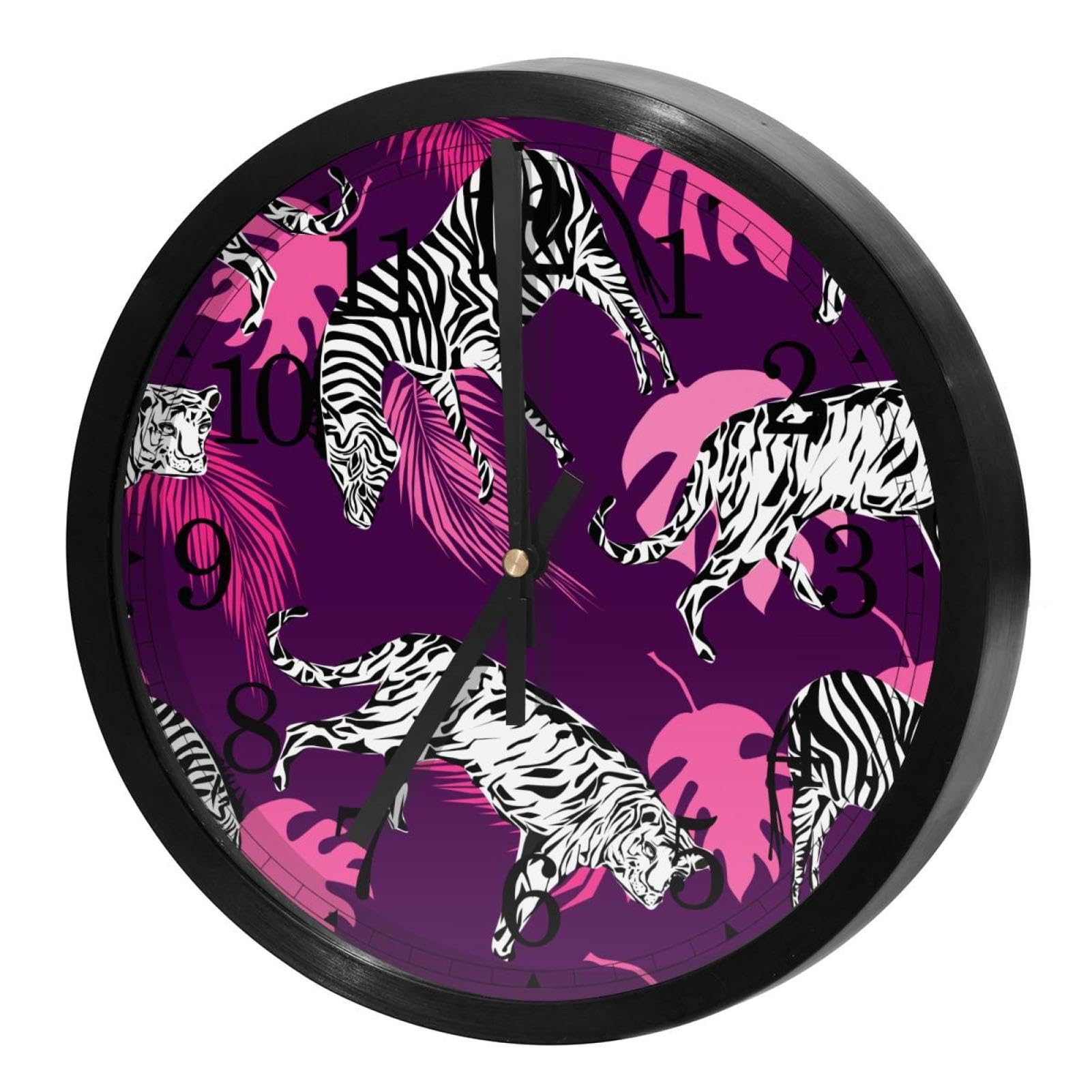 Horloge murale silencieuse ronde pour en finir avec le tic-tac dans votre bureau