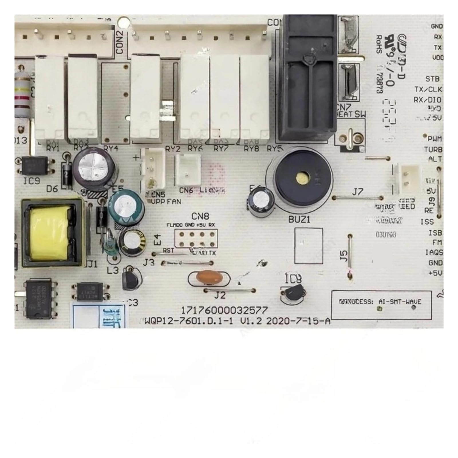 Modulo WQP12-7601.D.1-1 circuito PCB que soluciona fallos de ciclo en lavavajillas