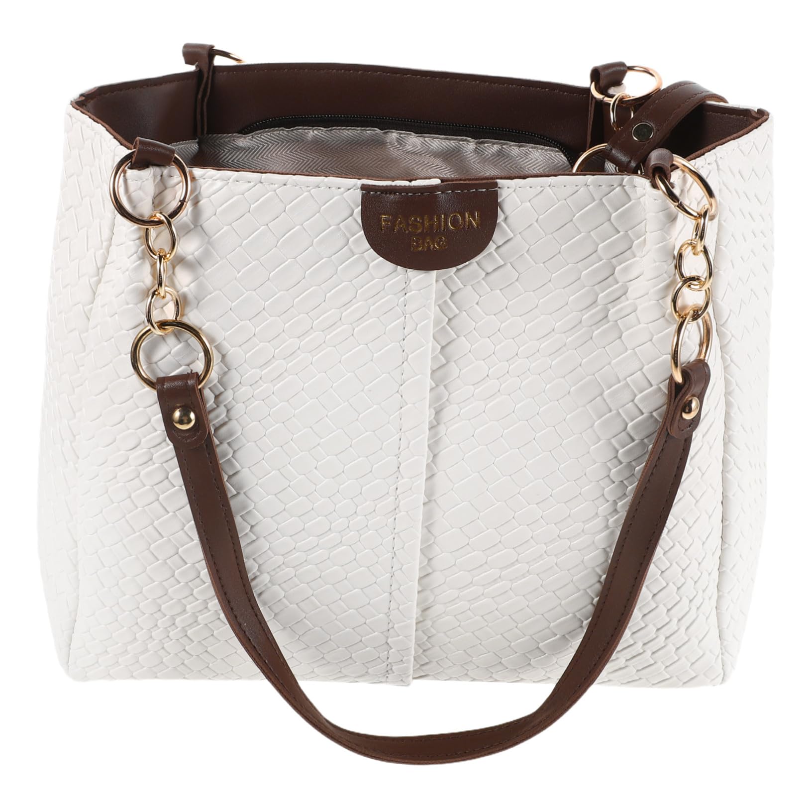 Healvian Bolsos de Moda de Cuero de Pu Patrón Bolso de Hombro Asa Superior para Mujeres Mano para Verano y Viajes para Playa