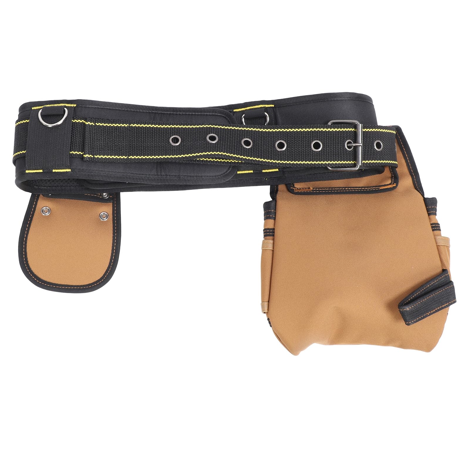 Cintura per Attrezzi, per Attrezzi in Tessuto Oxford 1200D con 12 Tasche Borsa Staccabile Porta Martello con Fibbia a Sgancio Rapido per Elettricisti Falegnami Appaltatori