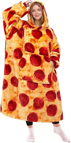 Miniatura 8 de KPBLIS - Manta con capucha portátil, regalos para mujer y hombre, sudadera acogedora con capucha para Navidad y cumpleaños para mujer, mamá, esposa