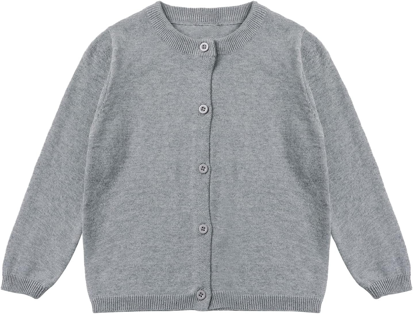 Jelory Kids Girls Long Sleeves Bolero Shrug Cardigan Jacket Knitted Cardigan Sweater for School Uniform Daily Wear