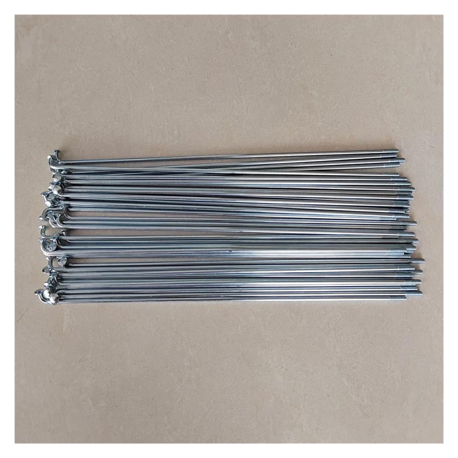 Szprychy do roweru elektrycznego 12 G, 2,5 mm, 170–305 mm, stalowe wygięcie typu J-Bend z sutkami, wytrzymałe, elektryczne do naprawy kół rowerowych (175 mm)