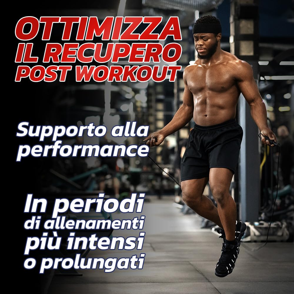 PROLABS – Glutammina in Polvere Solubile GLUTAMINE PURE, Integratore 100% Vegan Purissimo per Recupero, Rigenerazione e Mantenimento Massa Muscolare - Integratori Post Workout, Gusto Neutro, 500gr