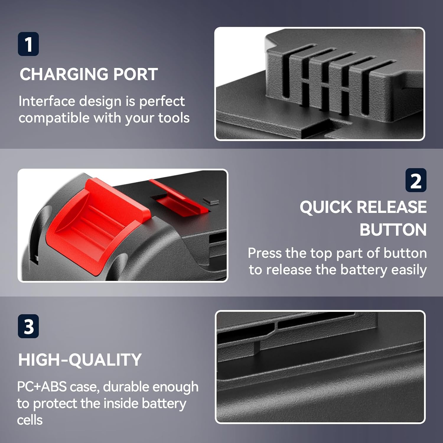 2Pack 6000mAh 12V DCB120 Lithium Battery Replacement for Dewalt 12V Battery DCB120, DCB123, DCB127, DCB122, DCB121, DCB124