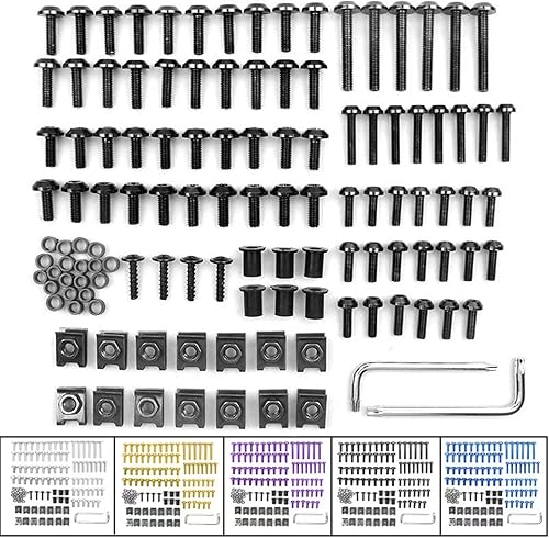 Miniatura 2 de TCHAU Kits de carrocería para Kawasaki para Versys 650 1000 300X KLE650 KLE 650 para GTR1400 Tornillo de carenado de motocicleta Tornillo Parabrisas