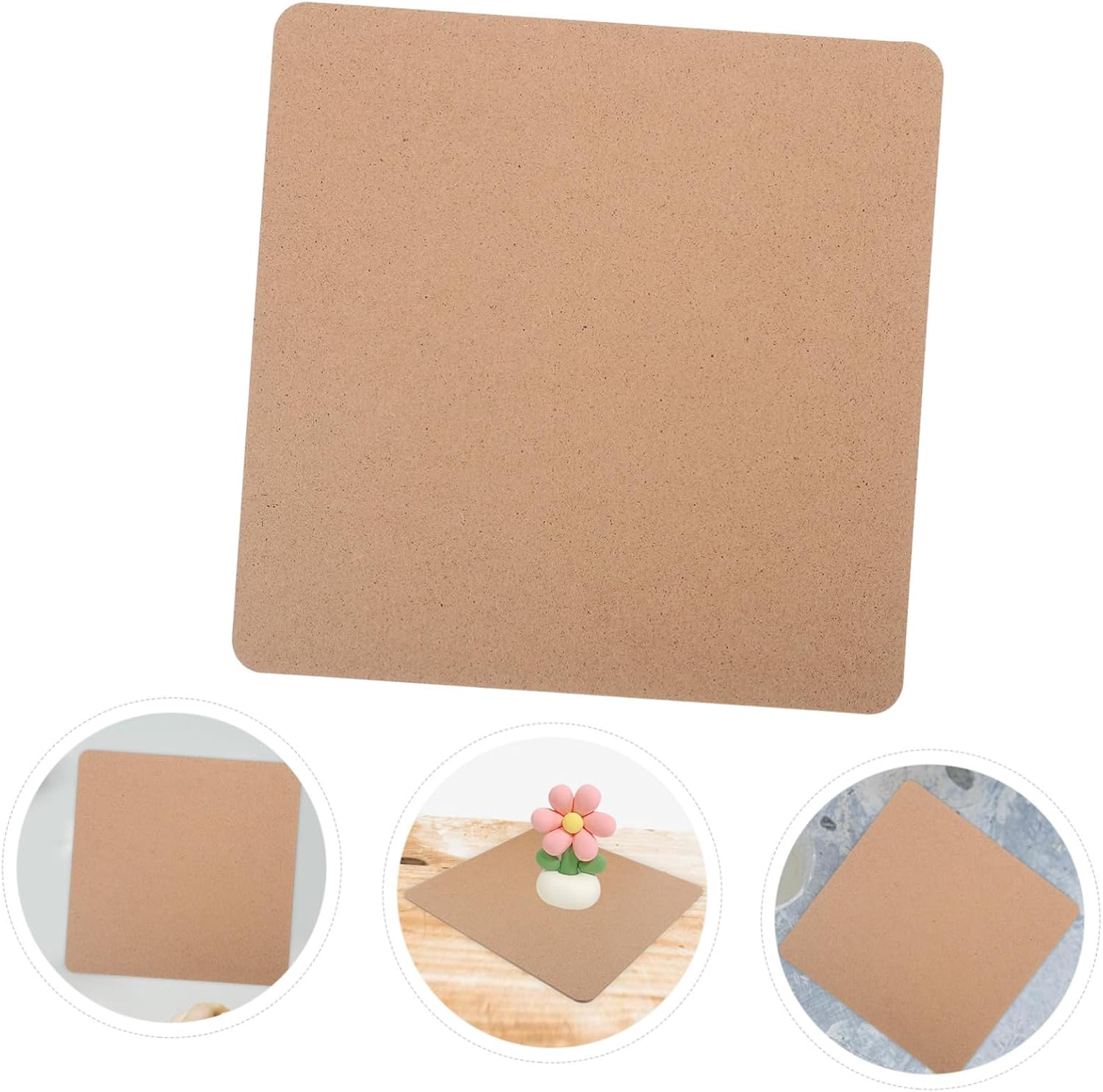 Homoyoyo 10pcs Pottery Clay Board Ultra-Light Crafting for Projects for Ceramics Arts and Making Activities