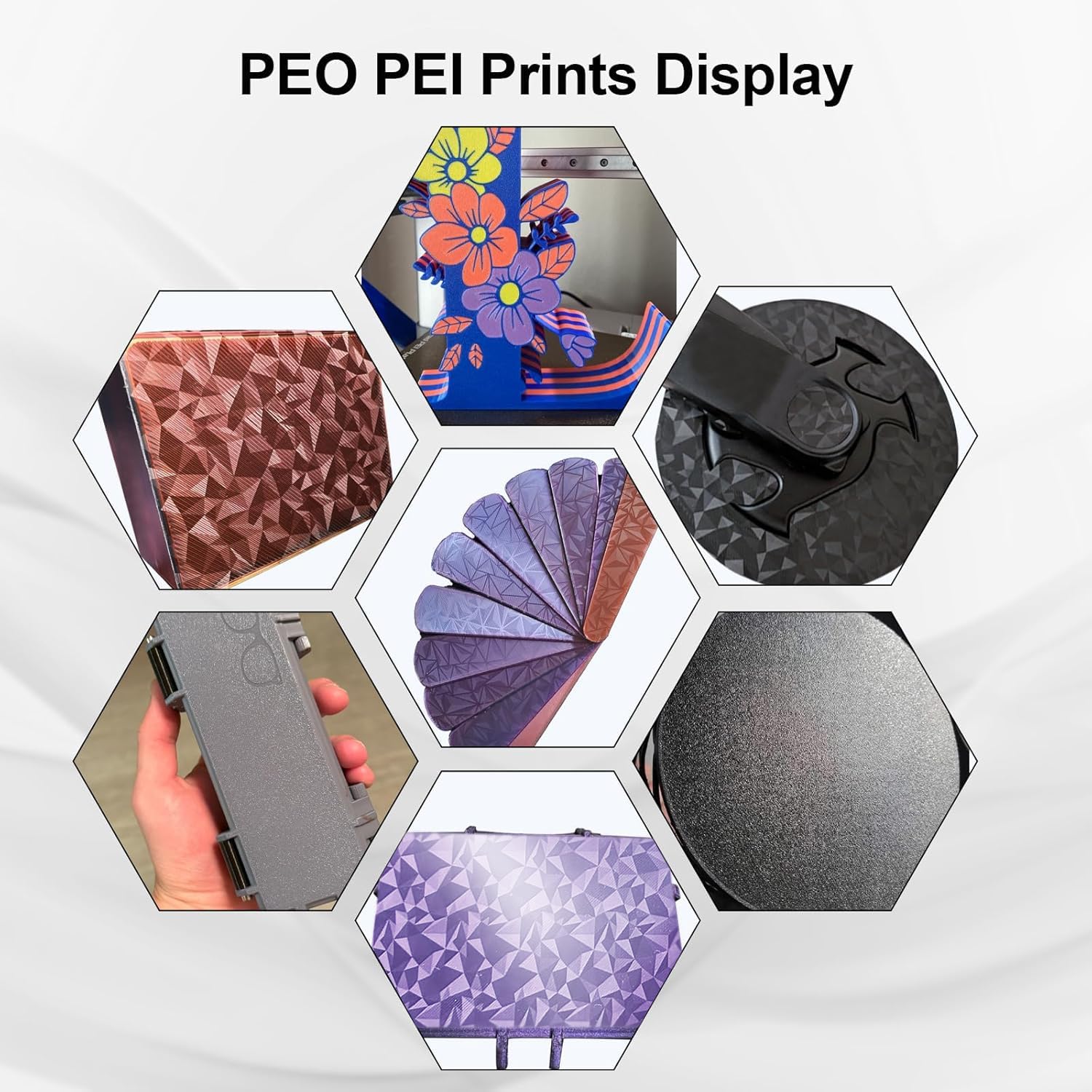 Double Sided PEO PEI Build Plate for Creality K1 Max, Flexible PEO PEI Spring Steel Sheet No Magnetic Build Plate K1 Max Plate 315x310mm