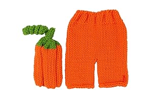 Adorable Crochet Carrot Costume for Your Little Sprout