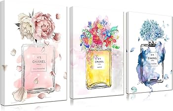 Amazon.co.jp: アートパネル シャネル 香水 ポスター ピンク 花