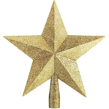 Amazon Co Jp クリスマスツリー星 ツリートップ 星 ツリートップスター 両面 クリスマスツリー オーナメント ツリー飾り デコレーション スター cm ホーム キッチン