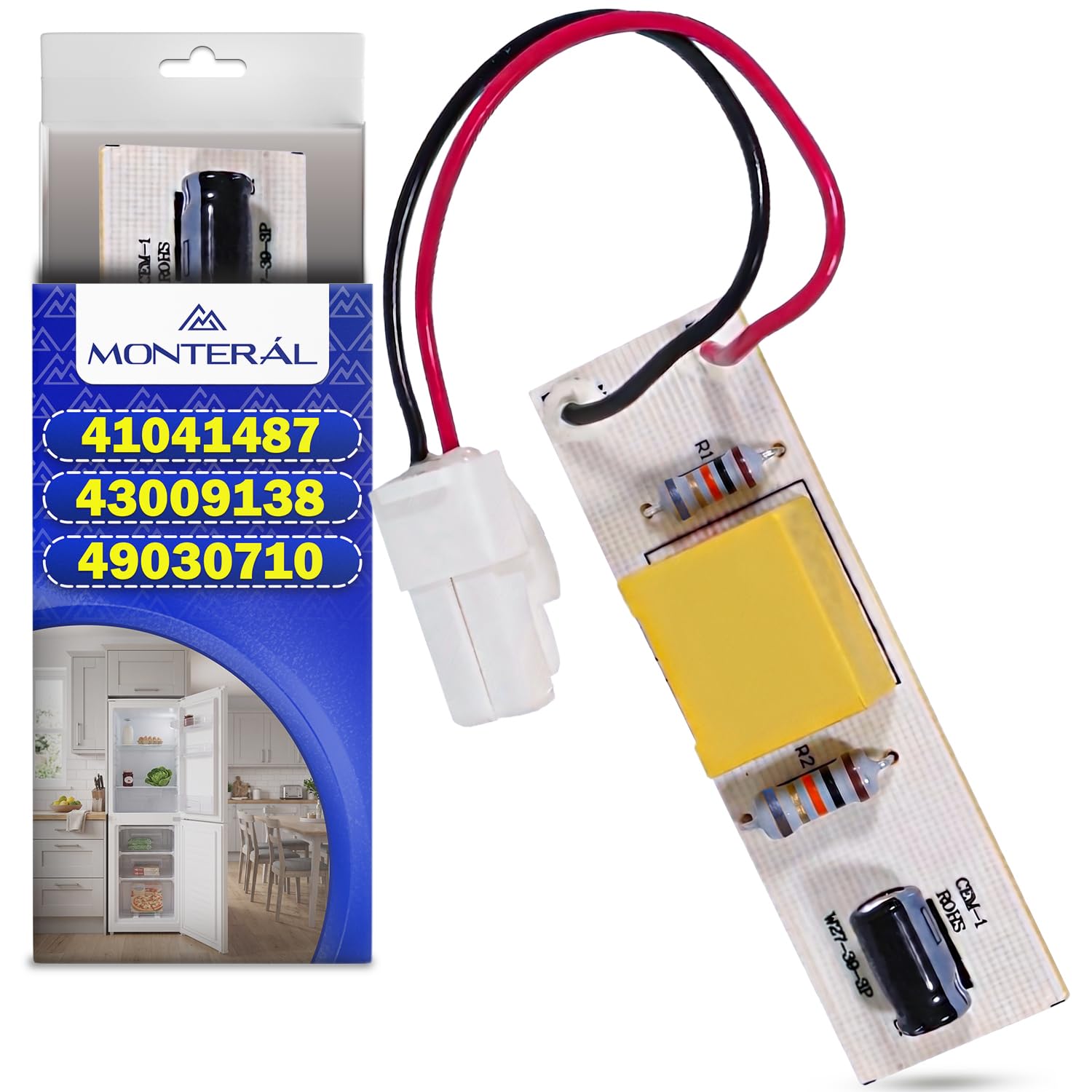 Panneau LED Lumineux pour Frigo Congelateur avec le Code Original 41041487 43009138 49030710 pour Candy pour Hoover - MONTERAL