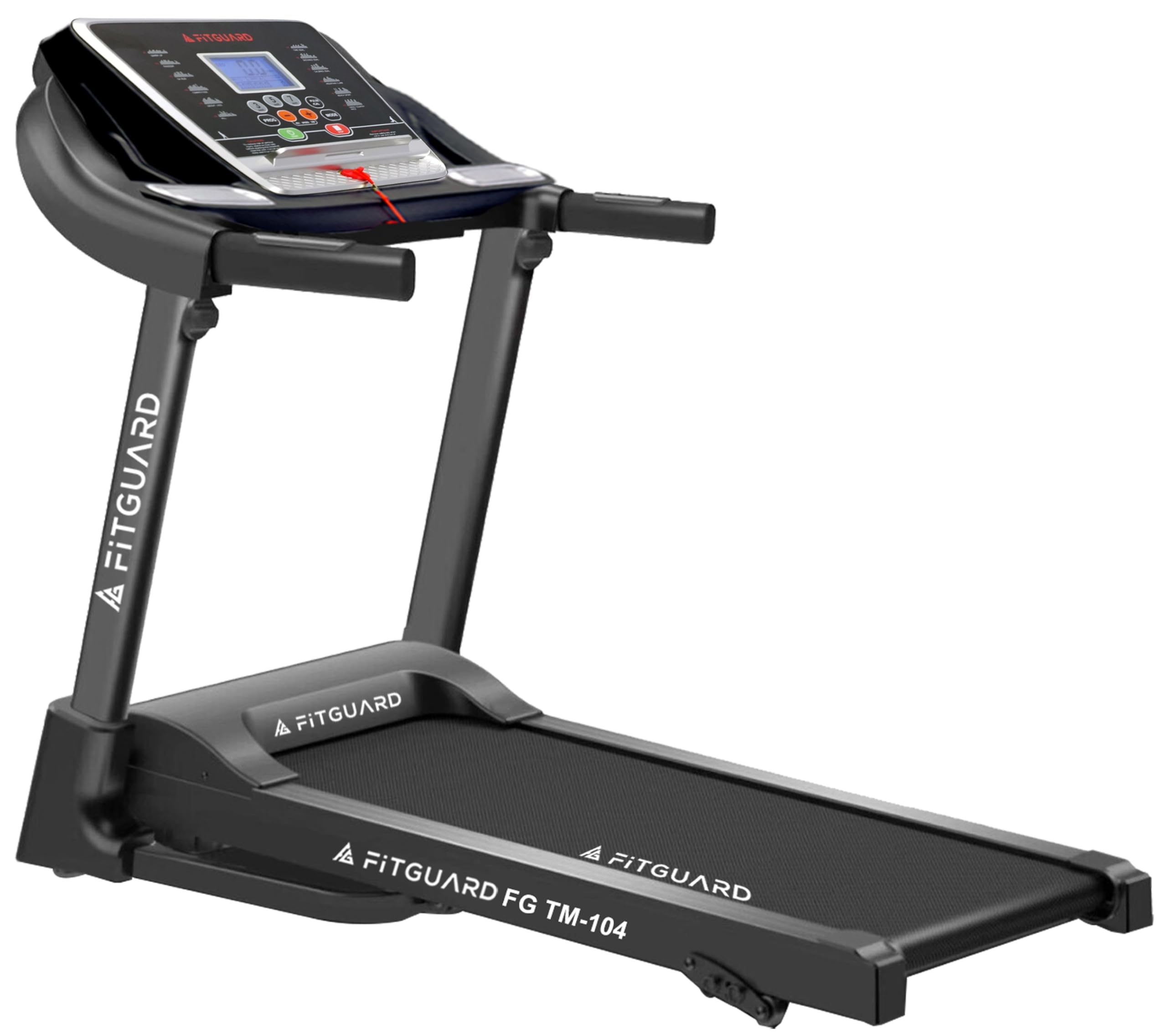 FITGUARD Treadmill by STAYFIT 3 HP Peak Motorised Treadmill for Home Use [ Max User Wt. 110kg | LCD Display | | 4 Level Manul Incline ] Heart Rate Sensor | Cardio Exercise-image-27