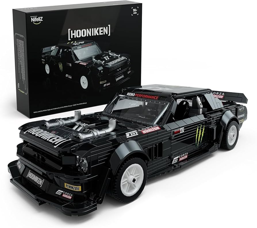 Amazon.co.jp: Nifeliz Mini HOONIKEN 車ブロック マッスルカー 大人