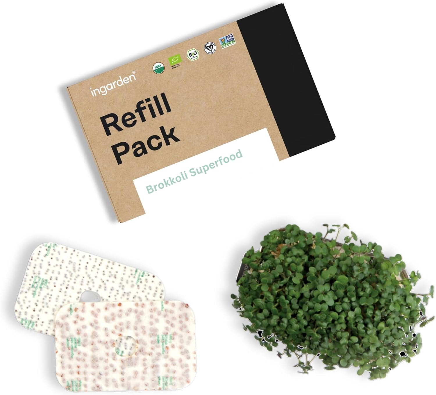 ingarden Microgreen Superfood Broccoli Seed Pads