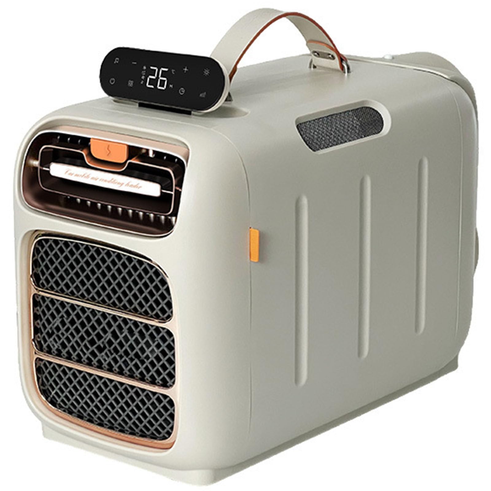 LJCSSD Portable Outdoor Air Conditioner, 5121 BTU 220V Caravan Air Conditioner, Cooling/Heating, Dehumidification, 500W Low Power Heating&cooling+audiosystem