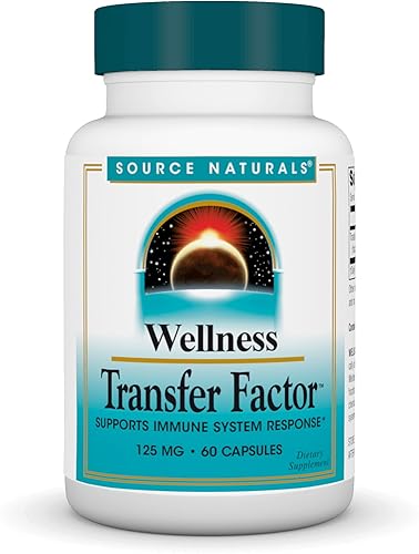 Source Naturals Factor de transferencia de bienestar 125 mg, 60 cápsulas