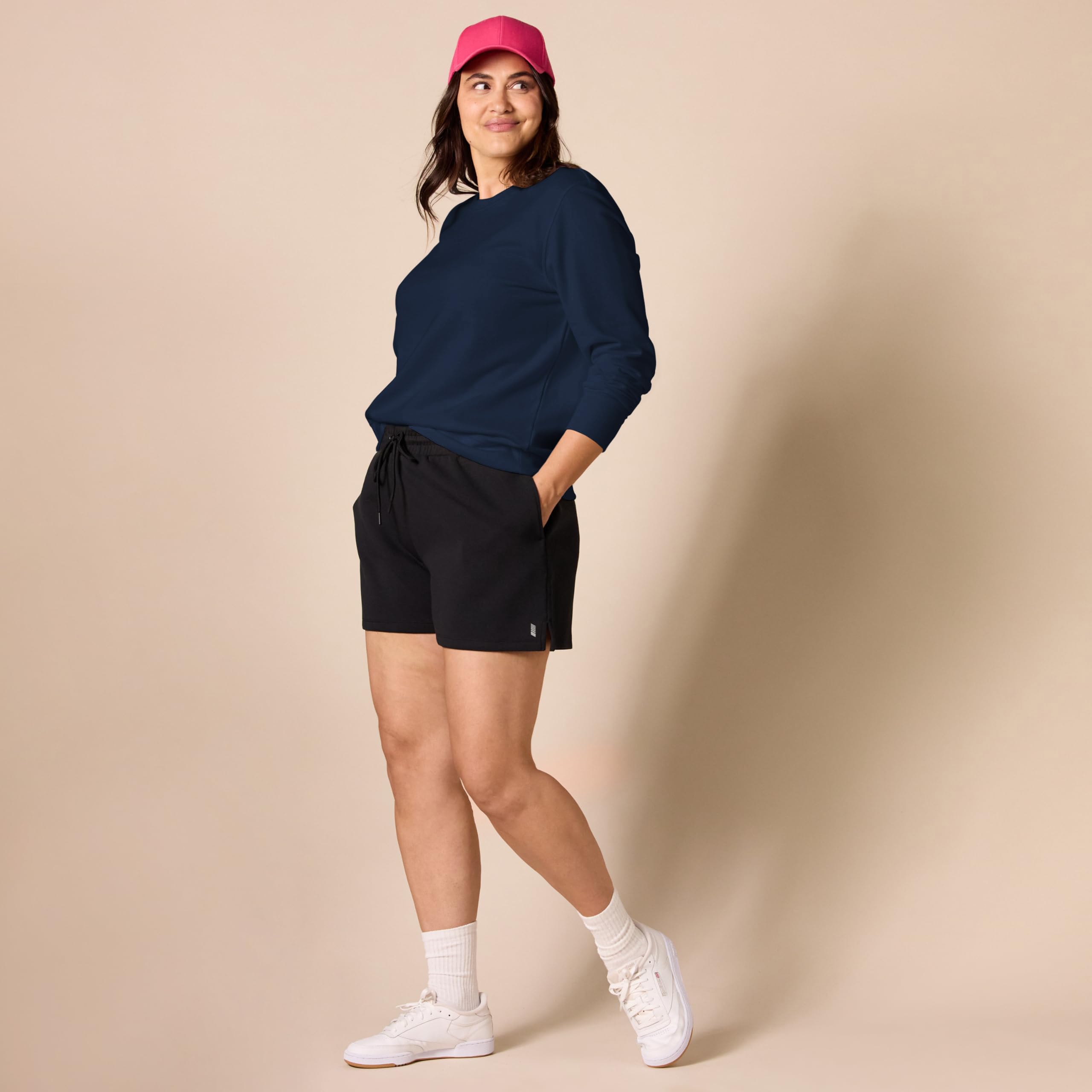 Amazon Essentials Mujer Sudadera con Cuello Redondo de Forro Polar (Disponible en Tallas Grandes) — view 71