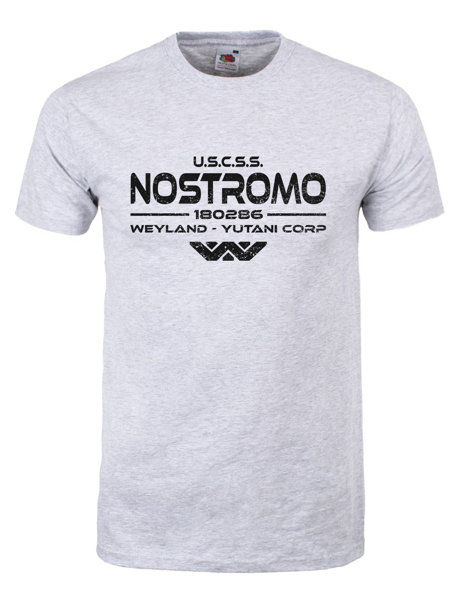 Grindstore Men's Nostromo T-Shirt Grey