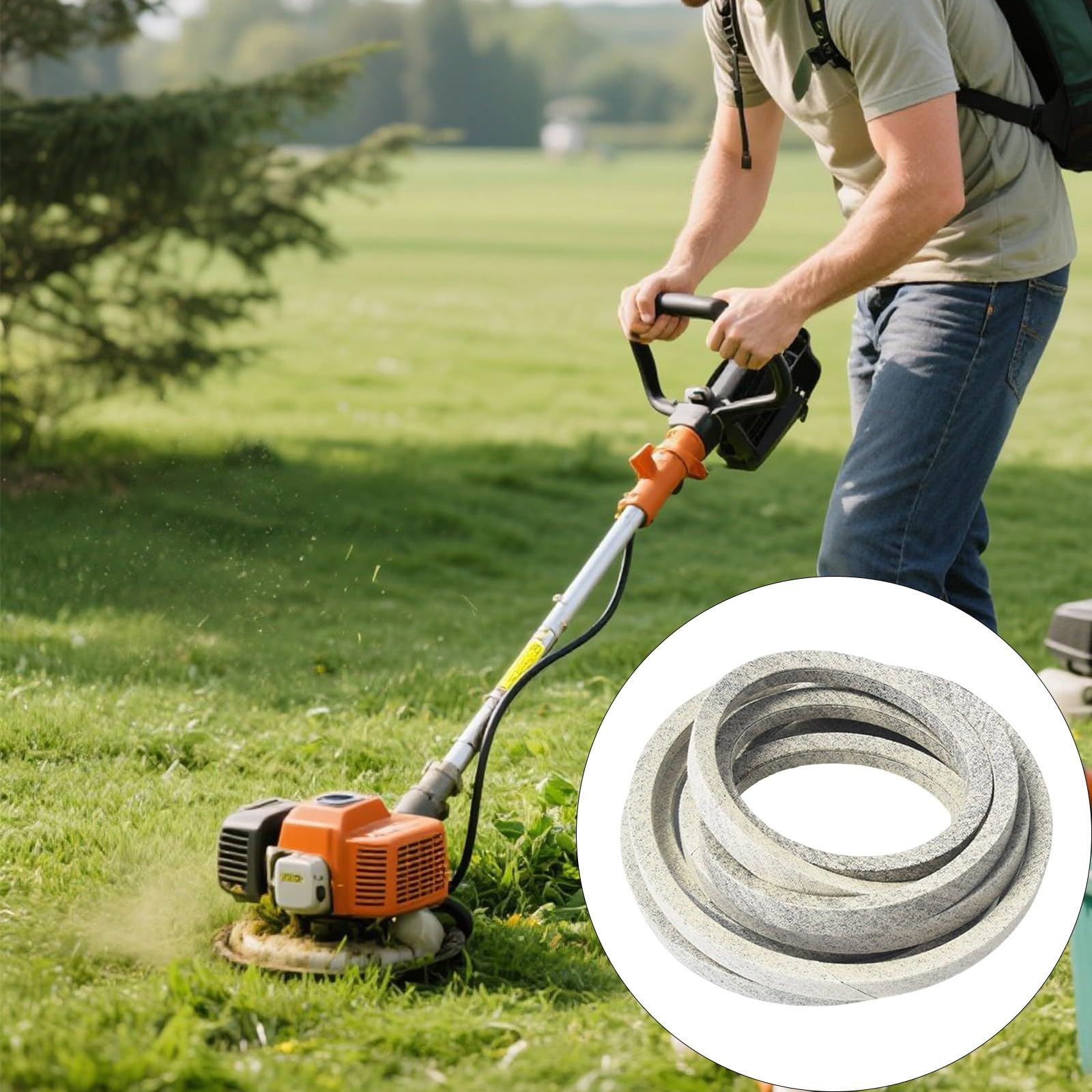 Robusta Cintura Da 5/8 Pollici Larghezza E 189 Pollici Lunghezza Cintura Per Attrezzature Per Resistente All'olio Con Tecnologia in Aramide Carbonio Rinforzata