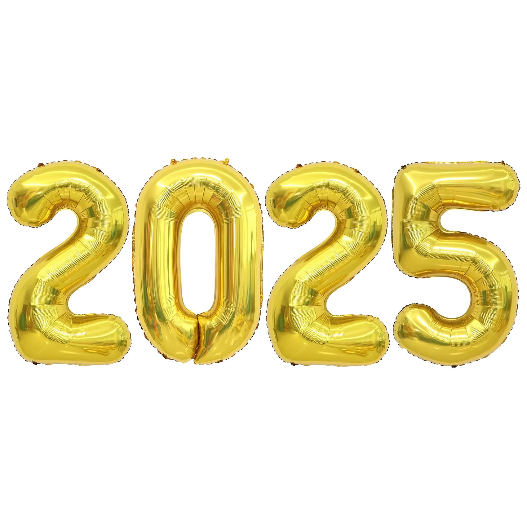 Number 2025 Balloon Gold Number Balloons 40 Inch Birthday Balloon Decorations Big Foil Number Balloons Golden Birthday Party Decorations Big Numbers