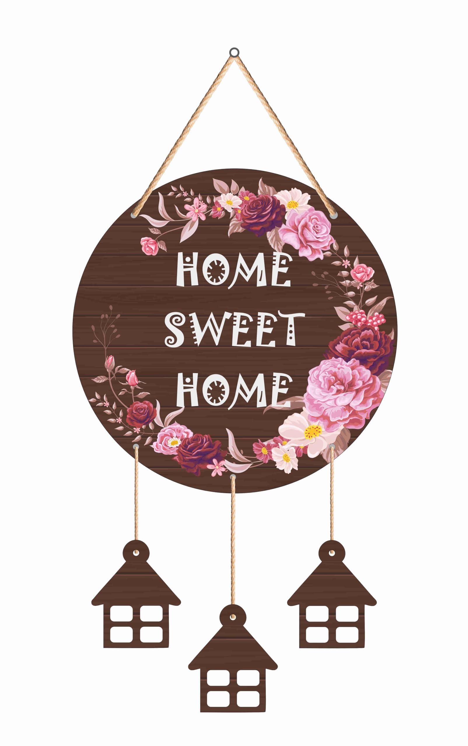 SAF Home sweet Home Wall Hanging| Wooden Art Decoration Item| Decorative Wall Hanging| Home Décor| Home| Office| Modern Art| Pack of 1 |WH-221 (B0CR6KPL44) Amazon Price History, Amazon Price Tracker