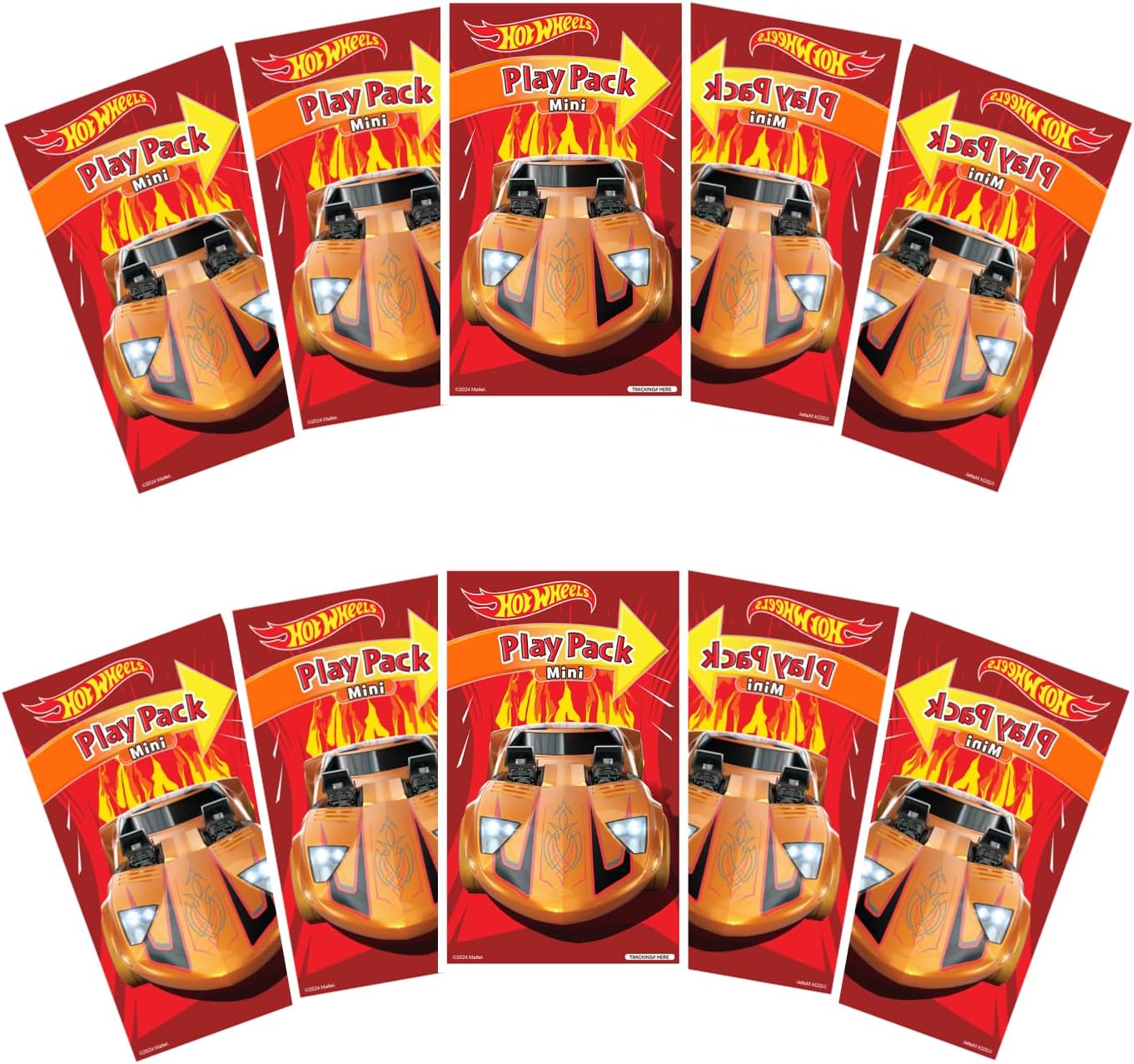 Hot Wheels Play Packs | Race Car Party Favors | Hot Wheels Party Favors | 10 Play Packs | Hot Wheels Coloring Pad, 2 Mini Crayons, and Sticker | 10-Pack | Officially Licensed