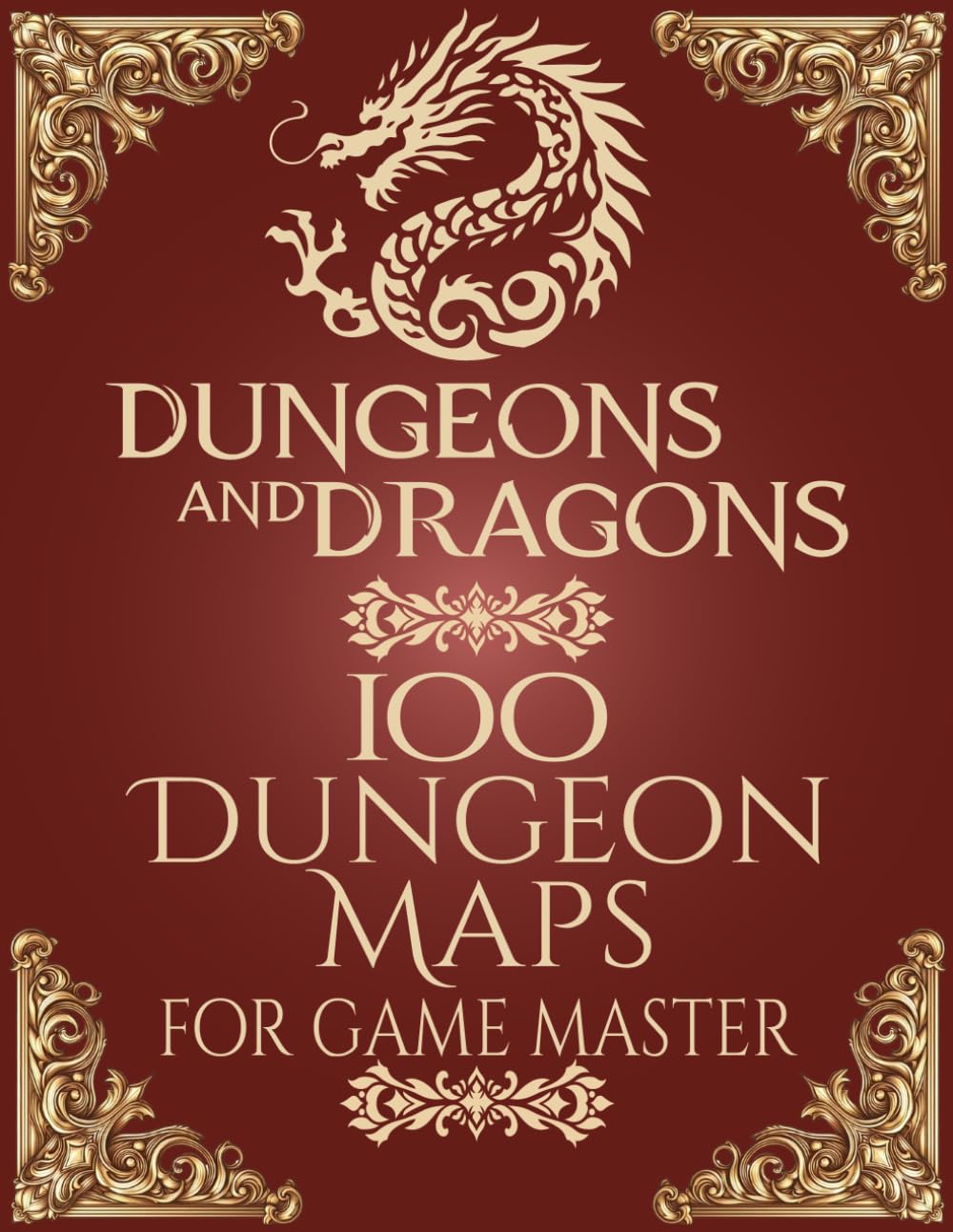 Dungeons and Dragons Dungeon 100 Maps for Game Masters: Unique Maps and With Background Stories for TTRPG, RPG,DND